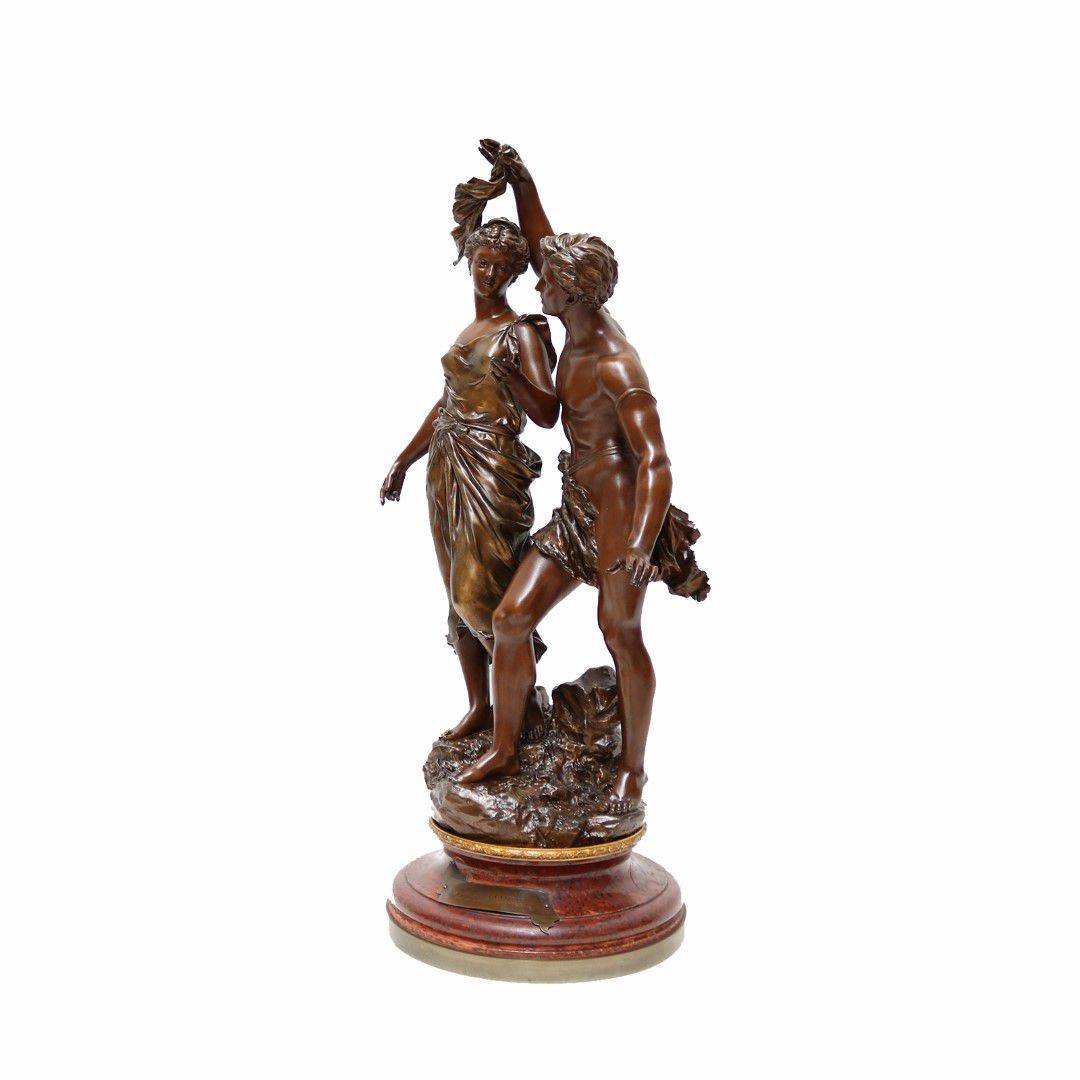 Antiqium Ürün  ERNEST RANCOULET BRONZ HEYKEL