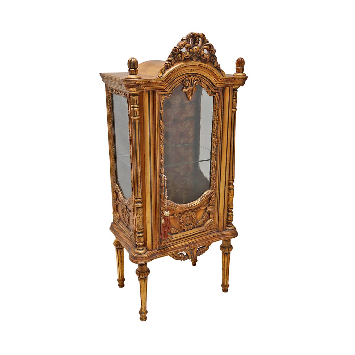Antiqium Ürün  AHŞAP OYMA, BRONZ VİTRİN
